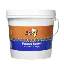 African Finest natural peanut butter No Added Sugar 5kg (Pack of 1)| 100% peanut butter & Sea Salt | Smooth Natural Paste for Spreads, Cooking &