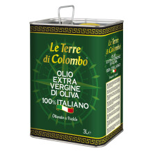 Le Terre di Colombo ? 100% Italian Extra Virgin Olive Oil - Tin - 3 L