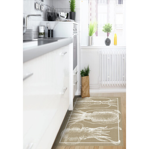 VINILIKO Vinyl Carpet, Squid Cuttlefish 1