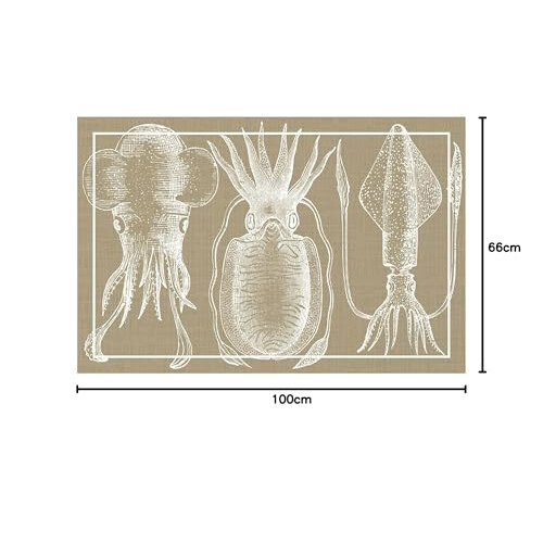 VINILIKO Vinyl Carpet, Squid Cuttlefish 2
