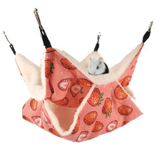 EAEDMY Rat Ferret Hangmat Speelgoed Kooi Accessoires, Cavia Tunnel, Warm Bed voor Rat Cavia