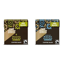 Bundle of Caf?direct Coffee Bags Machu Picchu 10 x 7g (Pack of 6) + Caf?direct Coffee Bags Machu Picchu Decaff Fairtrade Arabica Coffee 10 x 7g (Pack