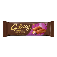 Galaxy Dairy Free Chocolate Bar ? Fruit and Nut ? Dairy Free, Vegan, Plant-Based, Smooth & Creamy, Gluten Free, Milk Alternative, Suitable for Vegans,