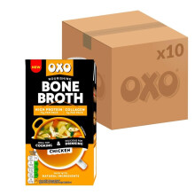 OXO Nourishing Chicken Bone Broth, 500 ml (Pack of 10)