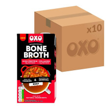 OXO Nourishing Beef Bone Broth, 500 ml (Pack of 10)