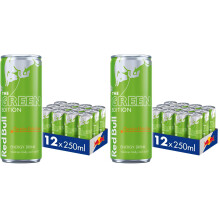 Red Bull Energy Drink Summer Edition Curuba-Elderflower, 250ml x 12 (Pack of 2)