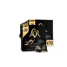 L'Or Espresso ristretto Intensity 11-20 Aluminum Capsules Nespresso Machines Compatible 104g (10 packs of 20),package may vary