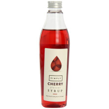 Simply Cherry Syrup, Vegan & Nut Free Flavoured Syrup for Coffee, Cocktails & Baking (250ml)