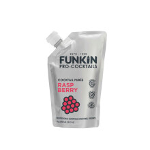 FUNKIN Raspberry Puree Cocktail Mixer | Made with Real Fruit | Fresh Fruit Puree for Professional Cocktails, Smoothies, & Desserts | 0% ABV |