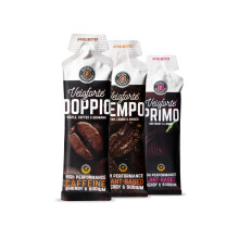 Veloforte Natural Energy Gels 24 Pack (Assorted Flavours) of 22g Dual Carb Fast Release Energy with Electrolytes, Vegan Friendly & Gluten Free, For