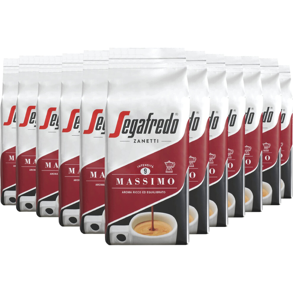 Segafredo Zanetti Segafredo Le Classique Massimo, Aroma Ricco And Balanced 12 Packs Of 200 G