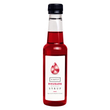 Simply Rhubarb Syrup, Vegan & Nut Free Flavoured Syrup for Coffee, Cocktails & Baking (250ml)