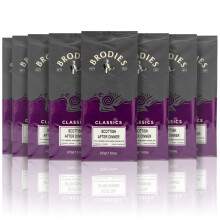 Brodies Classics Artisan Ground Coffee - Scottish After Dinner 100% Arabica full Bodied, rich dark Chocolate, strong Strength, standard Grind, Hand