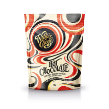 Willie's Cacao - Hot Chocolate - 52% Cacao - 250g x 8 - Rich dark drinking chocolate with honeyed notes - Vegan