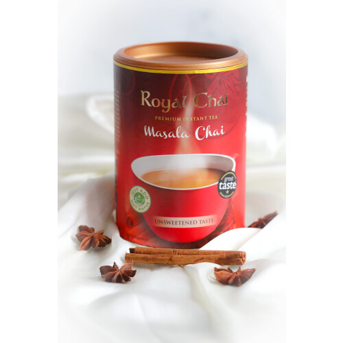 Royal Chai, Unsweetened Tub, Masala, 400g