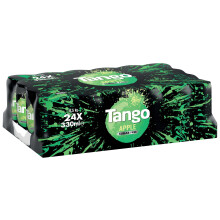 TANGO Sugar Free Apple 330ml Can (Pack of 4)