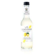 Luscombe - Sicilian Lemonade (12 x 27cl) - Dartmoor Spring Water, Sicilian Lemon Juice & Madagascan Vanilla - All Natural Organic Ingredients, Vegan &