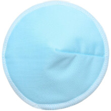 (Blue)Coussin-lait d'allaitement 3 couches en fibre de bambou biologique réutilisable lavable respirant