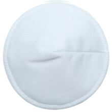 (White)Coussin-lait d'allaitement 3 couches en fibre de bambou biologique réutilisable lavable respirant