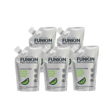 FUNKIN Pure Pour Lime Puree Cocktail Mixer | Made with Real Fruit | Fresh Fruit Puree for Professional Cocktails, Smoothies, & Desserts | 0% ABV |