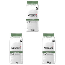 NESCAF? Brasile Coffee Beans | 100% Arabica | Single Origin | Fairtrade | 1kg, Packaging May Vary (Pack of 3)