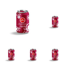 Kingsley Signature Cherryade, Premium Flavoured Carbonated Soft Drink, 100% Natural Flavourings & Colourings, Gluten Free, Vegetarian, Manufactured in
