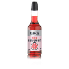 FUNKIN Pink Grapefruit Cocktail Syrup | Premium Drink Syrup for Cocktails, Mocktails, & Sherbet Drinks | Sweet, Playful, Delicious | All-Natural