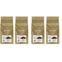 by Amazon House Blend Coffee Beans, Medium Roast, 2kg (4 Packs of 1kg), Rainforest Alliance Certified