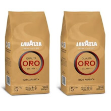 Lavazza, Qualit? Oro, Coffee Beans, Ideal for Bean to Cup Machine and a Filter Coffee Machine, with Fruity and Flowery Aromatic Notes, 100% Arabica,