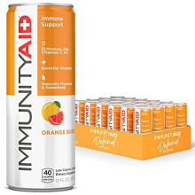 LifeAid IMMUNITYAID Orange Burst ? Health & Immune Support Multivitamin Drink with Vitamin C, D3, Zinc, Magnesium, Turmeric & Echinacea ?