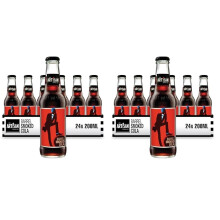 Barrel Smoked Cola by The Artisan Drinks Company - 200mlx24 Cola Bottles - Natural Ingredients - Classic Cola Taste with Cinnamon, Smoked Oakwood,