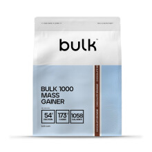 Bulk 1000 Mass Gainer Powder | 2.5kg | Chocolate Brownie | High-Calorie Gainer with 51g Protein & 165g Carbs per Serving | at Least 1000 Calories per