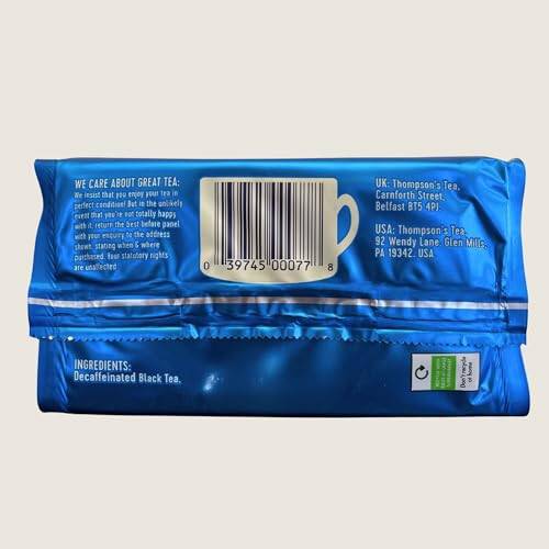 Thompson's - Decaffeinated 16 x 80 Teabags 1