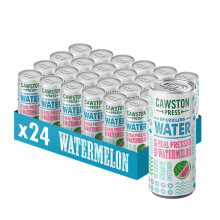 Cawston Press Sparkling Water - Watermelon - 24 x 330ml cans - Made with Squeezed Fruit & No Added Sugar