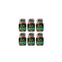 L'OR Decaff Instant Coffee 100g (Pack of 6 Jars, Total 600g)