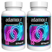 Adamour - Maca, L-Αργινίνη & Ψευδάργυρος - 120 Κάψουλες (2 τμχ)