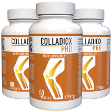 Colladiox Pro - 180 Capsule (Pachet de 3) - Formula Elvetiana - 22 Vitamine si Minerale - Complex Vegetal