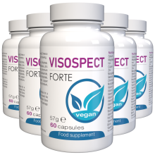 Visospect - 300 kapslí (balení po 5 ks) - švýcarská receptura - 22 vitamínů a minerálů - profesionální velikost