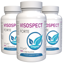 Visospect - 180 kapslí (balení po 3 ks) - švýcarská receptura - 22 vitamínů a minerálů - rostlinný komplex