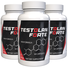Testolan - 180 Cápsulas (Pack de 3) com Zinco, Selénio, Arginina e Maca - Fórmula Suíça Avançada - Suplemento Herbal