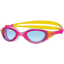 Zoggs Panorama Kids Swimming Goggles (Blue Lens, Pink/Yellow, 6-14 Yea
