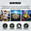 winmau WINMAU Printed Black Dartboard Surround, one size 7