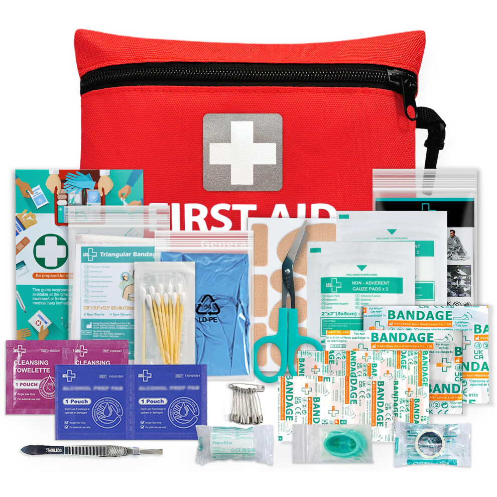 General Medi Mini First Aid Kit 92 Pieces Small First Aid Kit Includes Eme