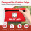 General Medi Mini First Aid Kit, 92 Pieces Small First Aid Kit - Inclu 4