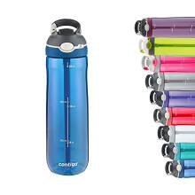 Contigo Ashland Autospout Water Bottle with Flip Straw,Large BPA Free