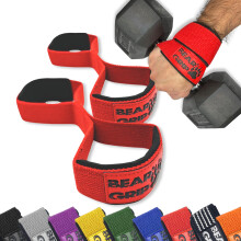 BEAR GRIP - Premium Figure 8 weight lifting straps (sold in pairs) (Re