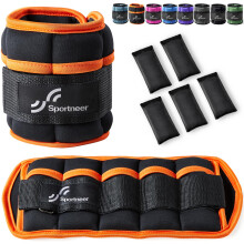Sportneer Adjustable Ankle Weights Set Leg Weights, Ankle Wrist
