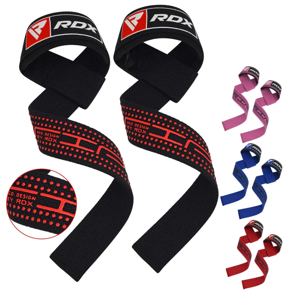 Photos - Other Trainers RDX Lifting Straps Weightlifting 100 Cotton Heavy Gym Wrist 5MM 60CM 