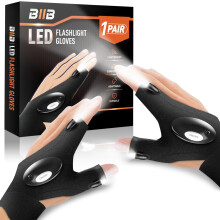 BIIB Father s Day Gifts for Men LED Gloves with Lights for Fishing Fathers