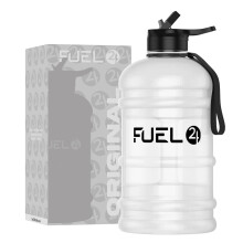 Fuel24 Jug 22 Litre Water Bottle Extra Strong Flex Material Drop Proof Pop or Straw Cap Options 22L Large Gym Sports Bottle BPA FREE